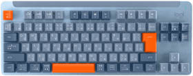 SIGNATURE K855 Mechanical TKL Keyboard K855BG [ブルーグレー]