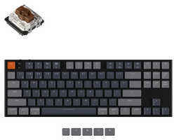 Keychron K1 Wireless Mechanical Keyboard V5 K1-B3-US 茶軸
