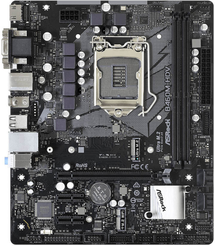 i5 10400F ASROCK B460m PRO4 Wi-Fi、Bluetooth付き - オフィス用品