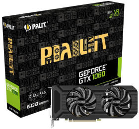 Palit NE51060015J9-1060D (GeForce GTX1060 6GB DUAL) [PCIExp 6GB] ドスパラWeb限定モデル