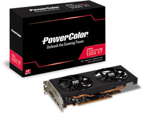 PowerColor Radeon RX 5500 XT AXRX 5500XT 4GBD6-DH/OC [PCIExp 4GB]