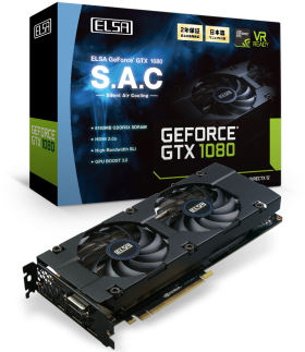 GeForce GTX 1080 8GB S.A.C GD1080-8GERXS [PCIExp 8GB]