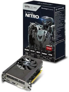 NITRO R7 360 2G GDDR5 PCI-E HDMI/DVI/DP OC [PCIExp 2GB]