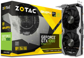 Zotac GeForce GTX 1060 AMP！ Edition+ ZT-P10600G-10M