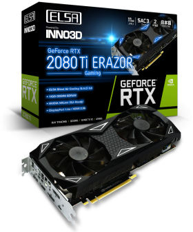 GeForce RTX 2080 Ti ERAZOR GAMING GD2080-11GERTES2 [PCIExp 11GB]