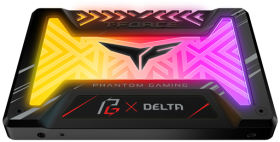 T-FORCE DELTA Phantom Gaming RGB SSD (5V) T253PG250G3C313 [ブラック]
