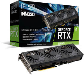 Elsa GeForce RTX 3080 Ti ERAZOR GD3080T-12GEREZ [PCIExp 12GB]