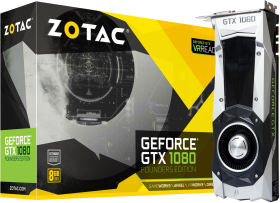 Zotac GeForce GTX 1080 Founders Edition ZT-P10800A-10P [PCIExp 8GB]