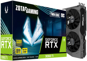 Zotac GAMING GeForce RTX 3060 Ti Twin Edge OC ZT-A30610H-10M [PCIExp 8GB]