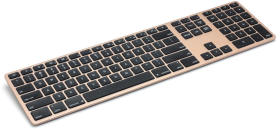 Wireless Aluminum Keyboard FK418BTG [ゴールド]