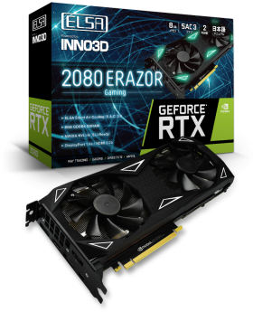 GeForce RTX 2080 ERAZOR GAMING GD2080-8GERES [PCIExp 8GB]