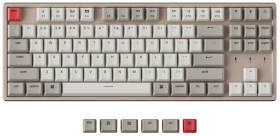 Keychron K8 Non-Backlight Wireless Mechanical Keyboard ホットスワップモデル K8-M3-US 茶軸