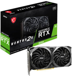 GeForce RTX 3050 VENTUS 2X 8G OC [PCIExp 8GB]