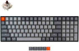 Keychron K4 Wireless Mechanical Keyboard V2 White LED K4-A3-US 茶軸