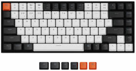 K2 Wireless Mechanical Keyboard V2 ホットスワップモデル White LED K2-A1H-US 赤軸