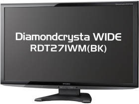 Diamondcrysta WIDE RDT271WM(BK) 画像