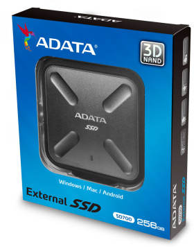Durable SD700 External ASD700-256GU3-CBK [ブラック]