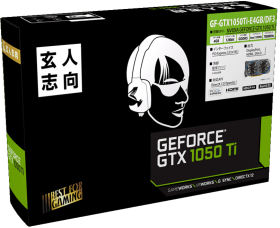 GF-GTX1050Ti-E4GB/DF3 [PCIExp 4GB]