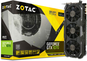 GeForce GTX 1070 AMP Extreme ZT-P10700B-10P [PCIExp 8GB]