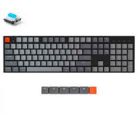 Keychron K1 Wireless Mechanical Keyboard White LED テンキー付 US 青軸
