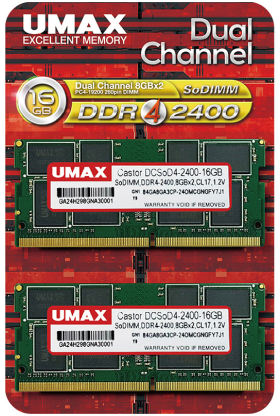 Castor DCSoD4-2400-16GB [SODIMM DDR4 PC4-19200 8GB 2枚組]