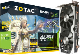 GeForce GTX 1060 AMP Edition ブレイドアンドソウル推奨モデル ZT-P10600J-10J [PCIExp 6GB]