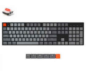 K1 Wireless Mechanical Keyboard White LED テンキー付 US 赤軸
