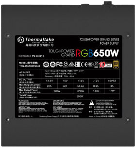 Toughpower Grand RGB 650W Gold PS-TPG-0650FPCGJP-R [Black]