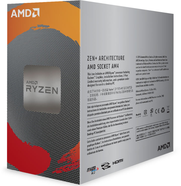 AMDのCPU Ryzen 3 3200Gの詳細スペック・ベンチマーク・価格情報まとめ