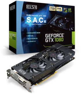 GeForce GTX 1080 8GB S.A.C R2 GD1080-8GERXS2 [PCIExp 8GB]