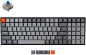 Keychron K4 Wireless Mechanical Keyboard V2 White LED K4-A2-US 青軸