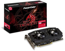 PowerColor Red Dragon RX 580 8GB GDDR5 AXRX 580 8GBD5-3DHDV3/OC