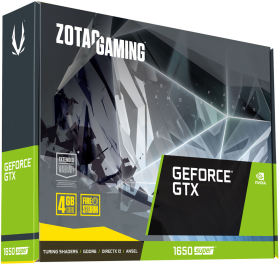 GAMING GeForce GTX 1650 SUPER Twin Fan ZT-T16510F-10L [PCIExp 4GB]