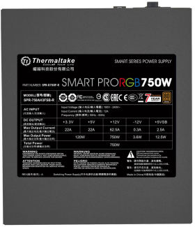 Thermaltake SMART PRO RGB 750W PS-SPR-0750FPCBJP-R