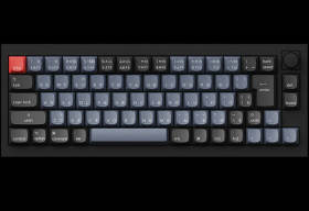 Keychron Q2 QMK Custom Mechanical Keyboard ノブバージョン Q2-M3-JIS 茶軸