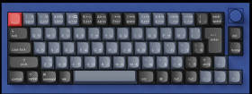 Keychron Q2 QMK Custom Mechanical Keyboard ノブバージョン Q2-O2-JIS 青軸