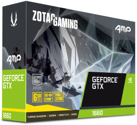 GAMING GeForce GTX 1660 AMP 6GB GDDR5 ZT-T16600D-10M [PCIExp 6GB]
