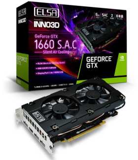 Elsa GeForce GTX 1660 S.A.C GD1660-6GERS [PCIExp 6GB]