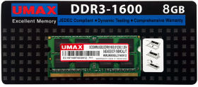 UM-SODDR3S-1600-8G [SODIMM DDR3 PC3-12800 8GB]