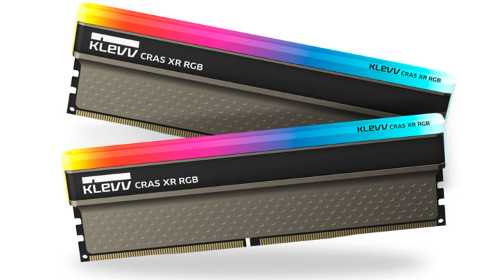 KlevvがCras XR RGBとBolt XR RAMでDDR4ポートフォリオを拡張