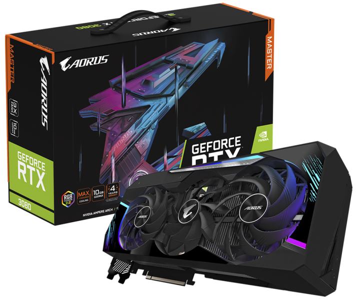 Gigabyte、6つのディスプレイ出力を備えたAorus RTX 30-Series Master & Xtreme GPUを発表