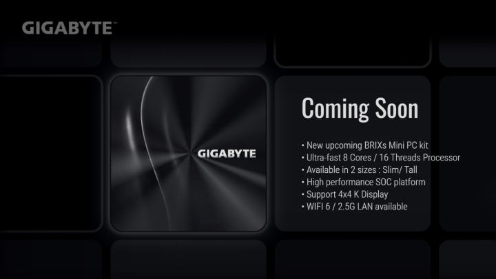 Gigabyte、新型ルノアールSoC「BRIX」搭載PCを発表、近日中に発売予定
