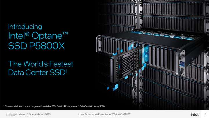 Intelが「世界最速のSSD」であるPCIe4.0 Optane SSD P5800Xを発表