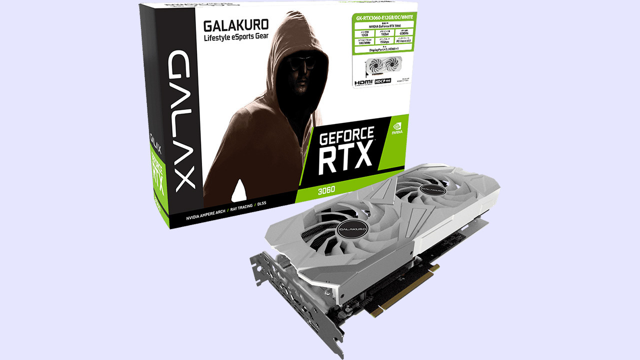 Galaxが白いGeForce RTX 3060 12GBを発表｜自作.com