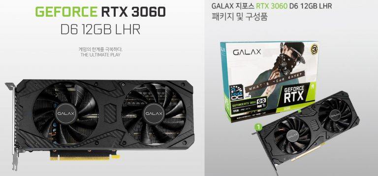 GalaxのGeForce RTX 3060 LHRが約1,000ドルで市場に登場｜自作.com