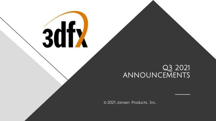 Alleged 3dfx Q3 2021 Announcements