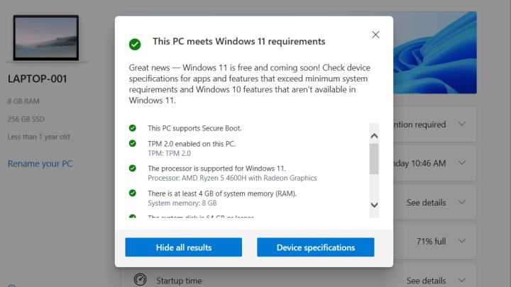 更新されたWindows 11 PC Health Appは、Windows 11に更新できない理由を詳しく説明