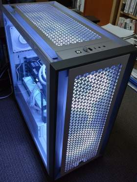 【Ryzen9 5900X, RTX3080】白く光らせたモノクロ万能PC（ついに簡易水冷に手を出した） #1
