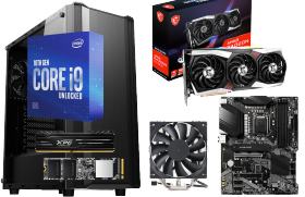 Radeon RX 6800 GAMING X TRIO 16G に Core i9 10900KF と GRATIFY3 に 黒鴉 JAX-03W に Z490 マザー 20万円台 自作PC構成 #0