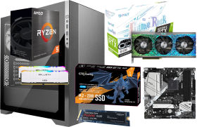 GeForce RTX 3070 GameRock と Ryzen 5 5600X に P82 Flow と B550 マザー 18万円台 自作PC構成 #0